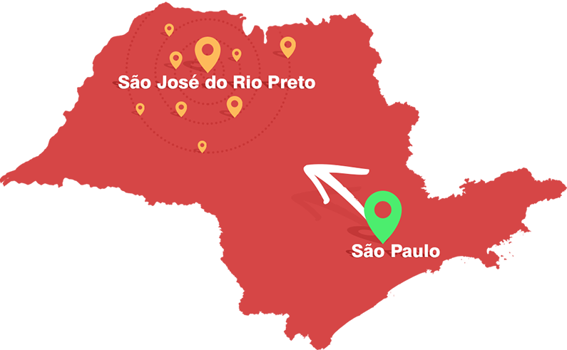 Mapa de São Paulo